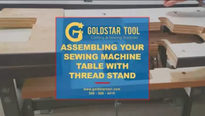 Product Showcase - Sewing Machine Table with Thread Stand - Goldstartool.com